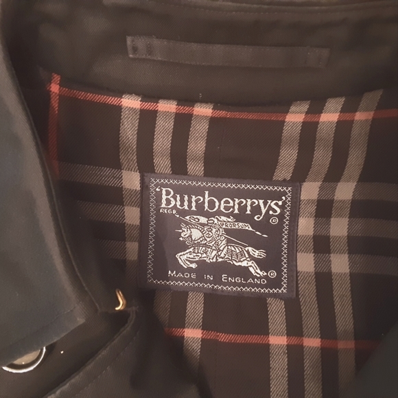 Burberry Trench Coat Navy Authentic Vintage